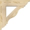 Ekena Millwork Funston Traditional Rough Sawn Bracket w/ Offset Brace, Douglas Fir, 6"W x 20"D x 20"H BKT0604X20X20FST01RDF - alternate 2